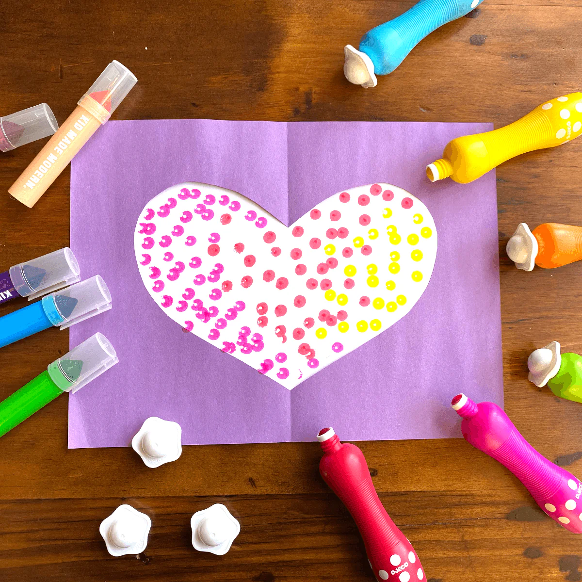 Chunky Foam Markers  for Little Hands - Set of 6 - Image 5