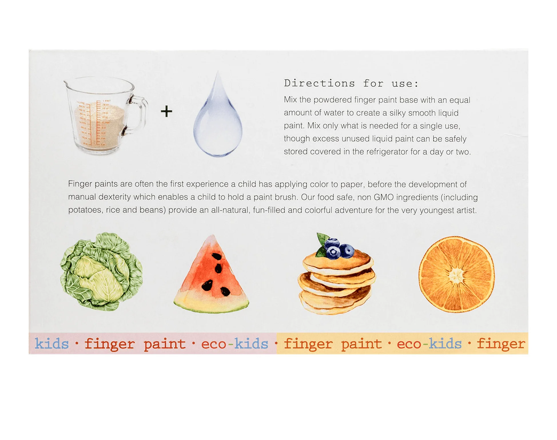 Food Safe Finger Paint Mix - Set of 4 - Image 3