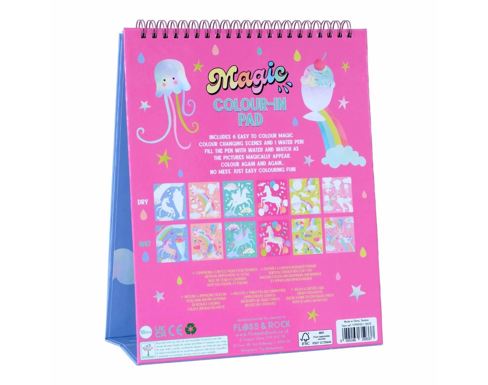 Magic Water Reusable Color-in Pad - Unicorn - Image 4