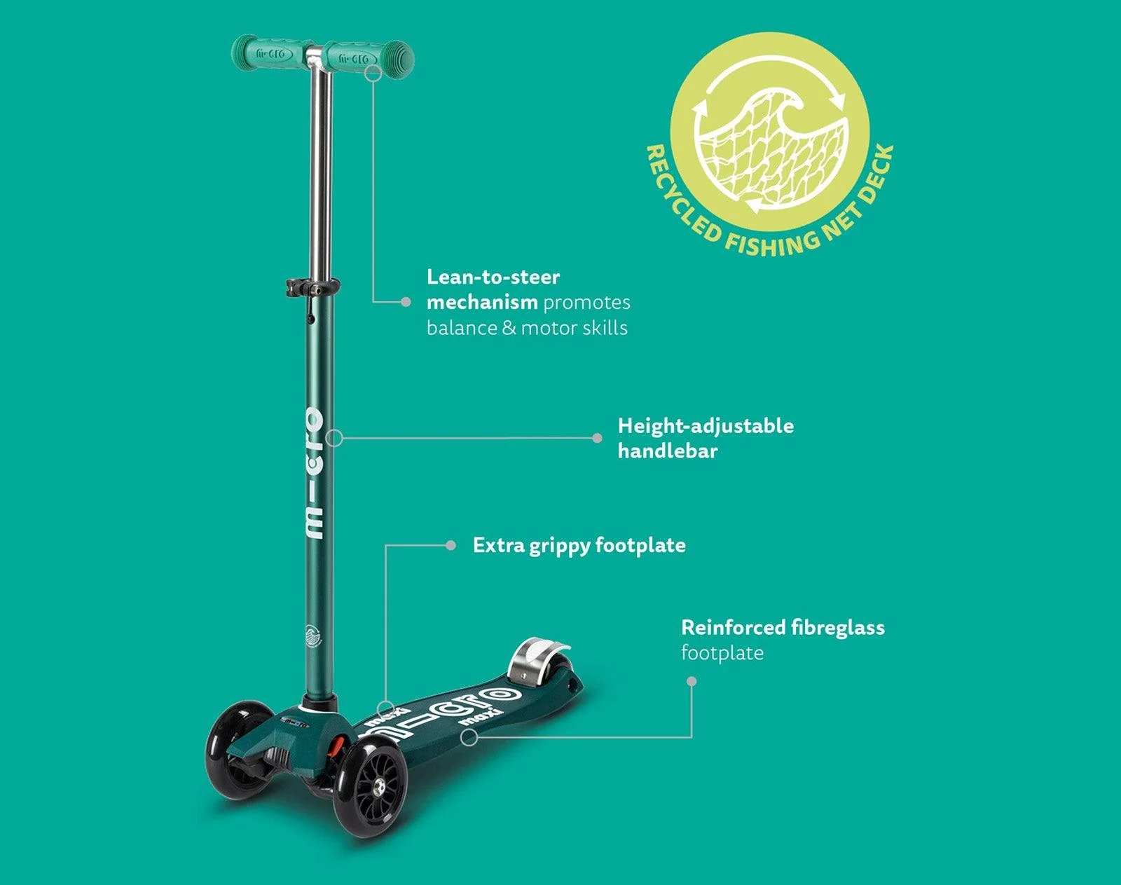 Maxi Deluxe Eco Scooter - Image 9