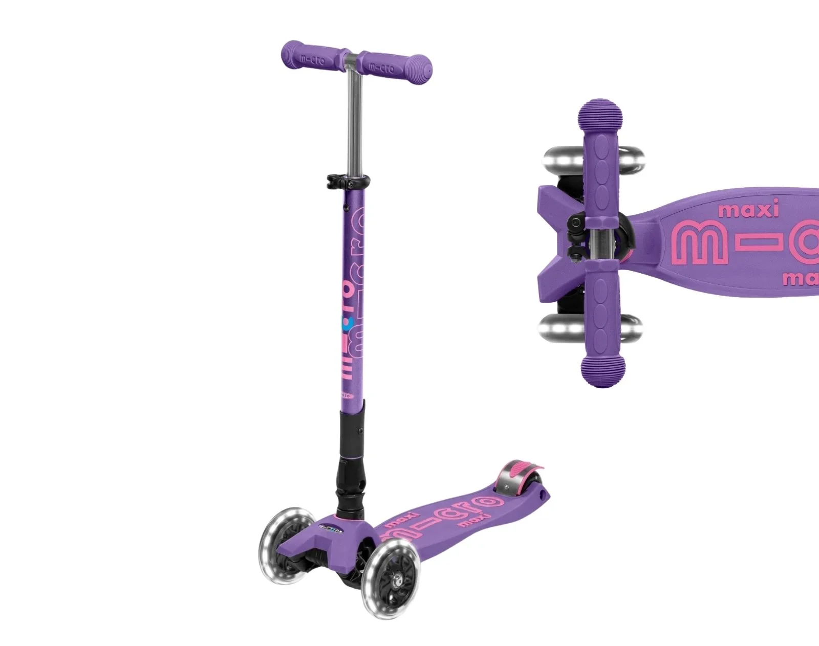 Maxi Deluxe Foldable LED Scooter - Image 32