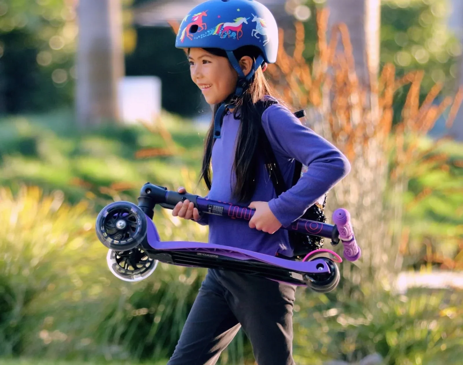 Maxi Deluxe Foldable LED Scooter - Image 34