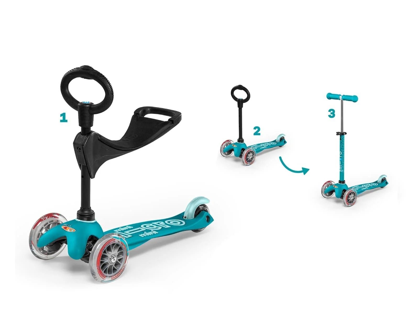 Mini 3in1 Deluxe Scooter - Image 5