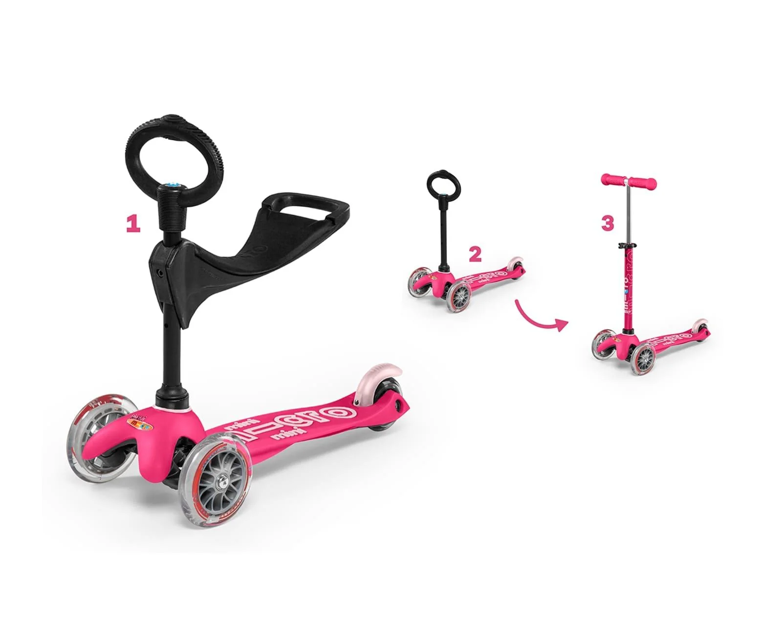 Mini 3in1 Deluxe Scooter - Image 7