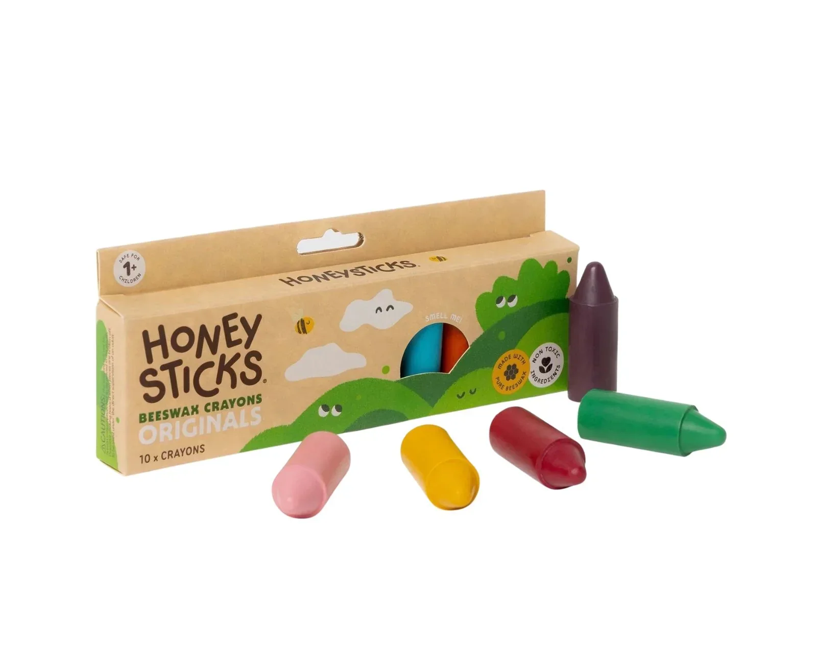 Natural Beeswax Crayons - Set of 10 - Image 2