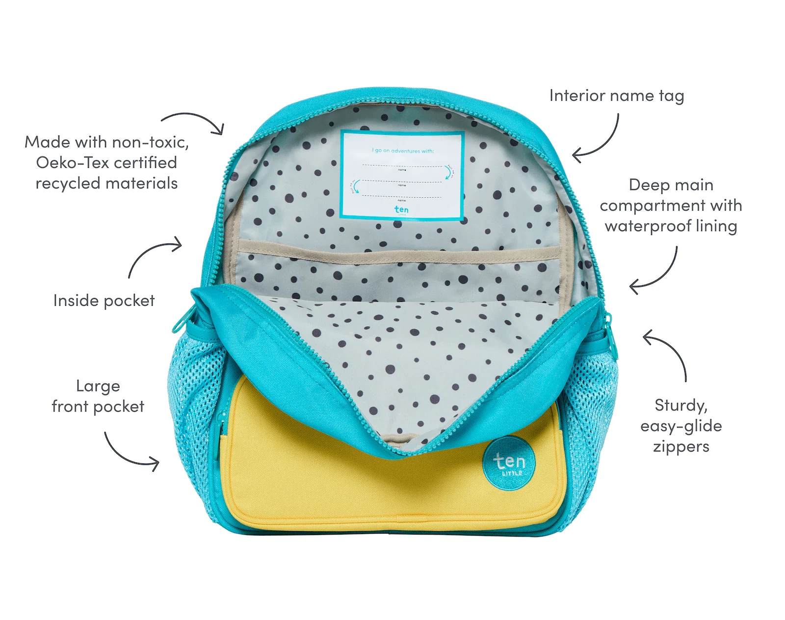 Recycled Backpack - 12 Inch - Image 16