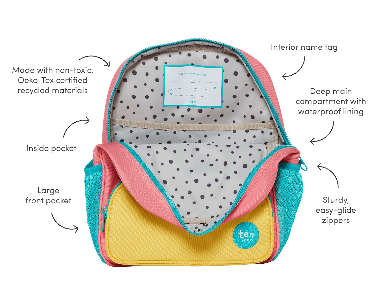 Recycled Backpack - 12 Inch - Image 18