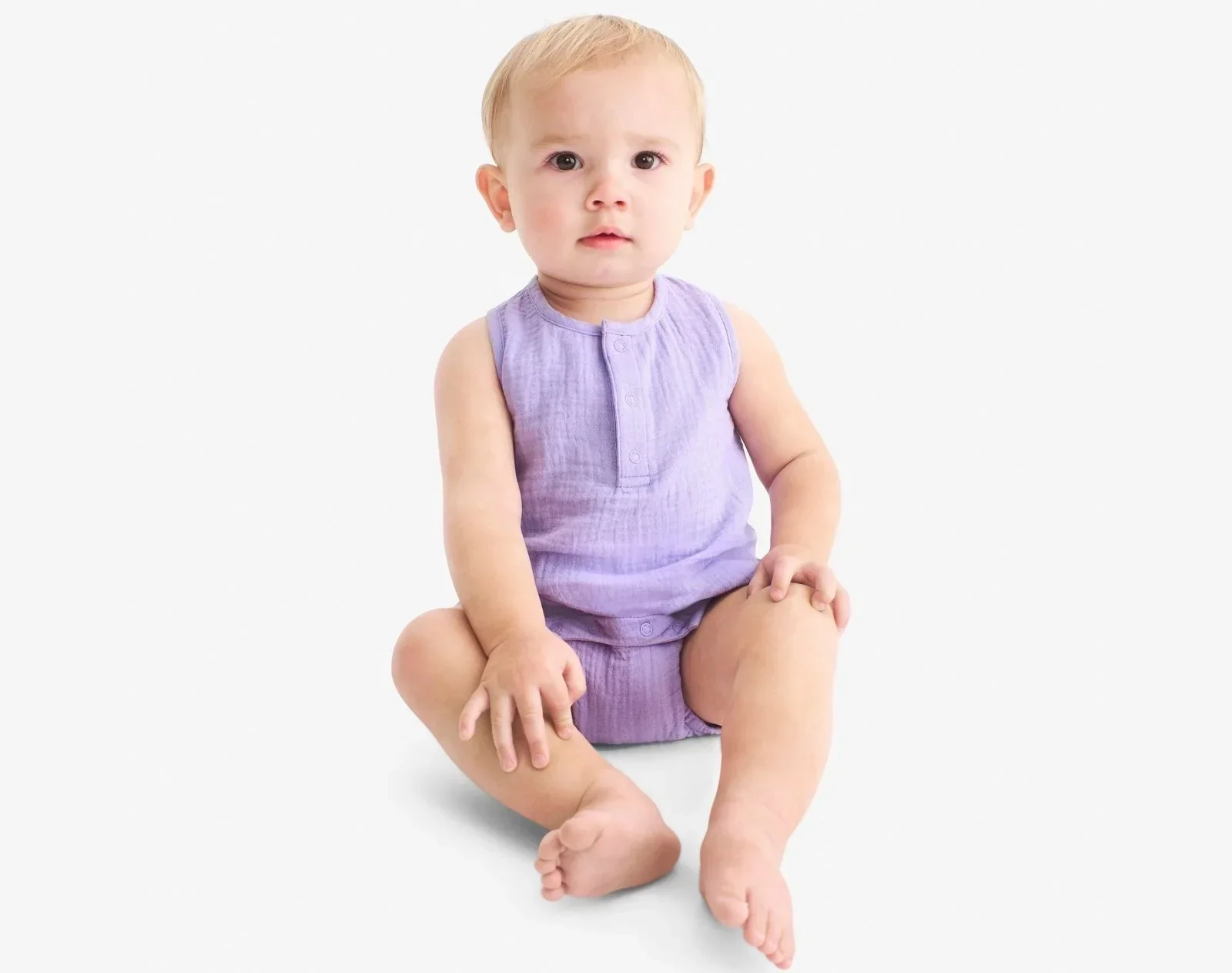 Baby Sleeveless Romper - Image 3