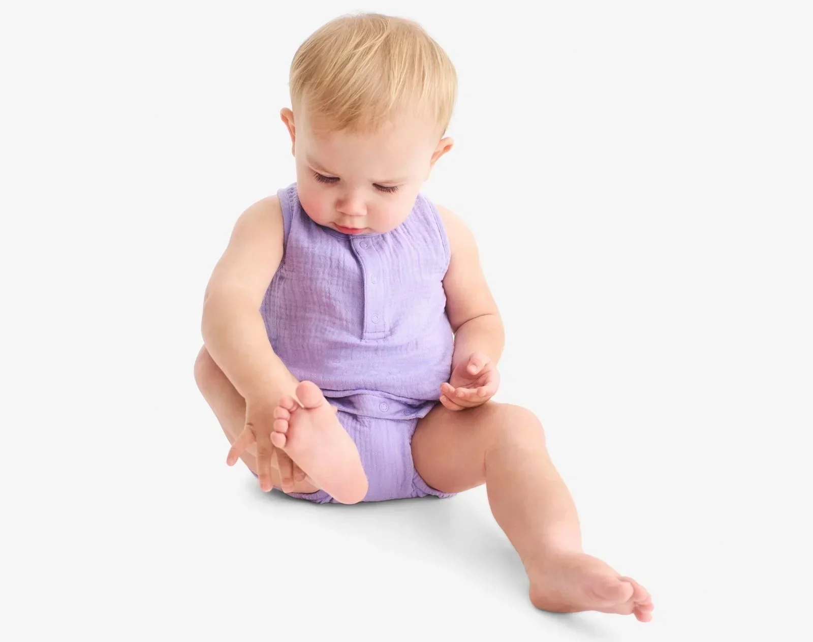Baby Sleeveless Romper - Image 5