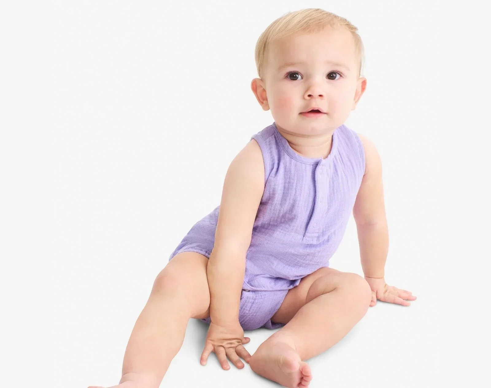 Baby Sleeveless Romper - Image 7
