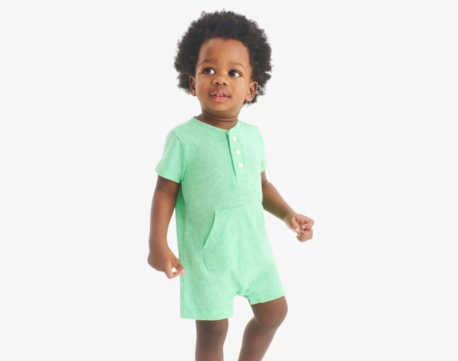 Baby Henley Romper - Image 4