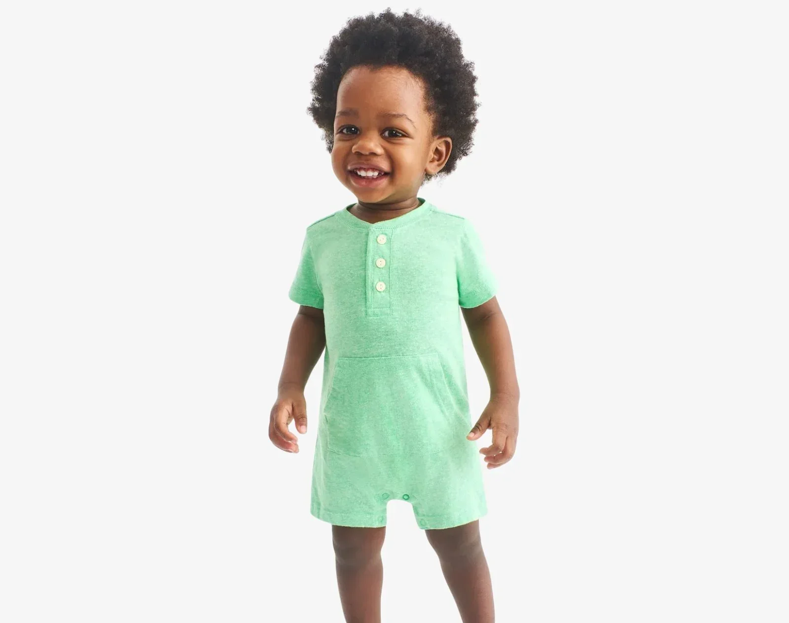 Baby Henley Romper - Image 5