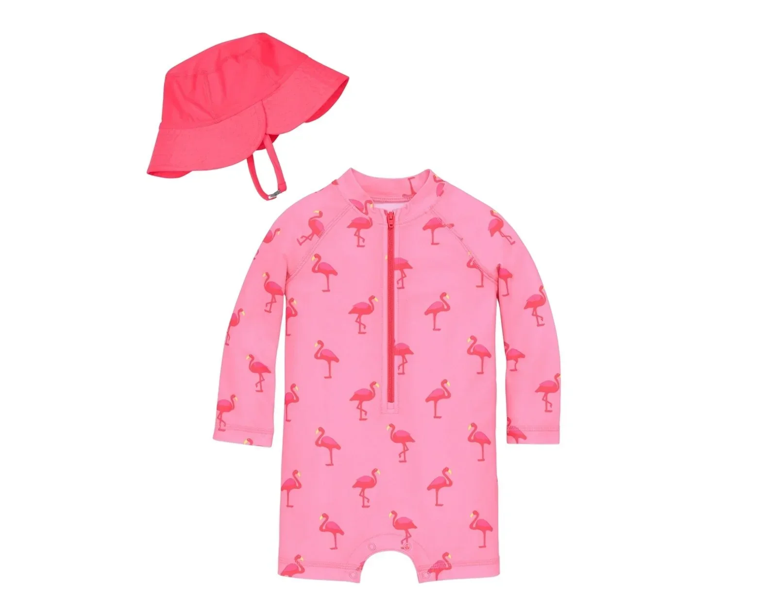 Baby One-Piece Rash Guard & Hat Set - Image 4