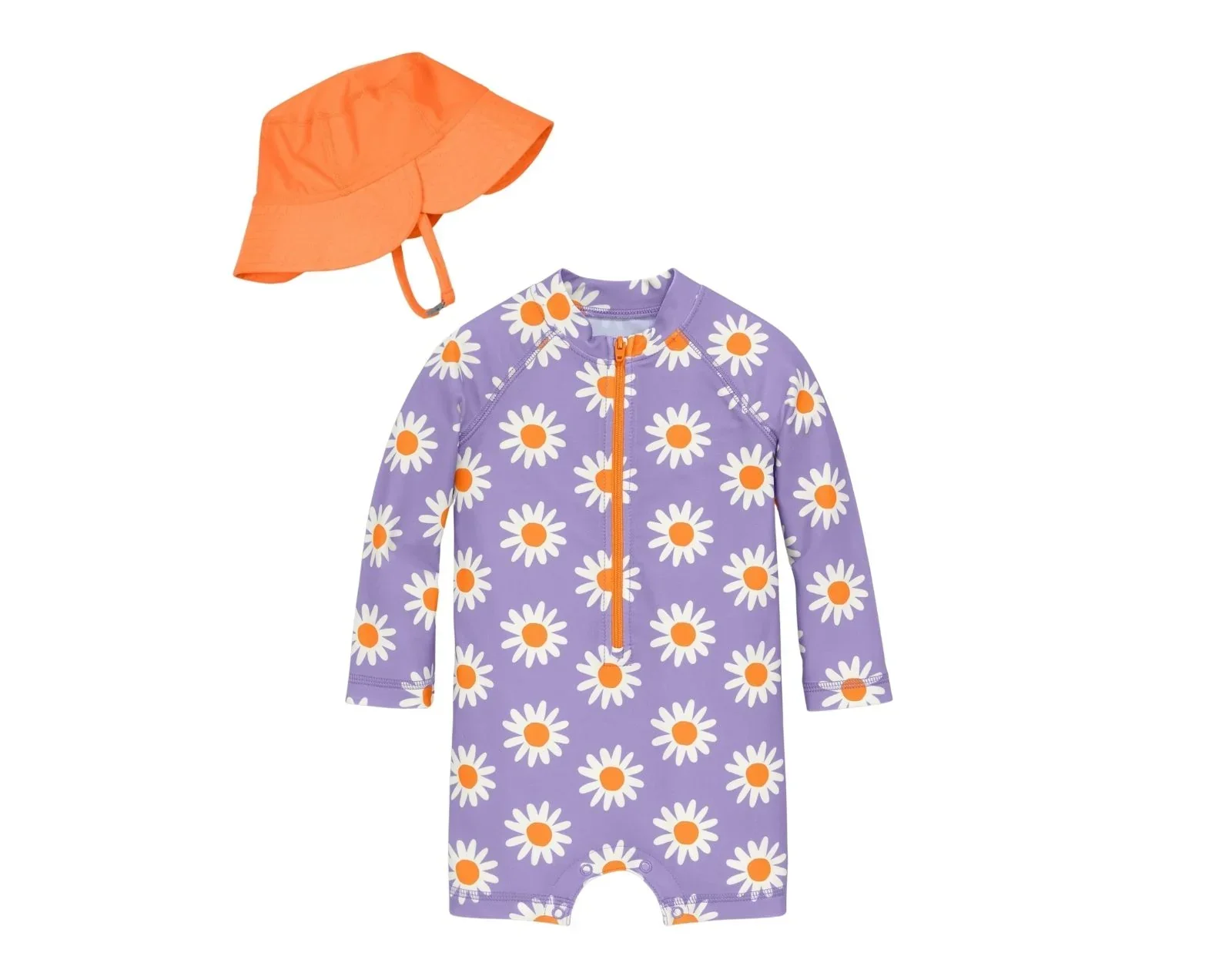 Baby One-Piece Rash Guard & Hat Set - Image 7