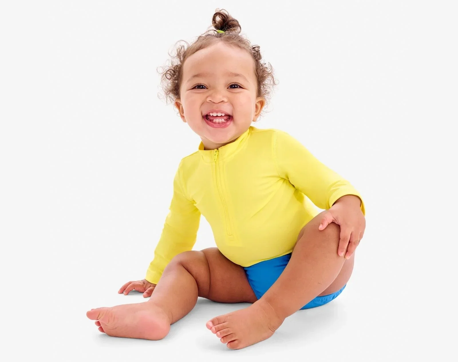 Baby Rash Guard & Swim Trunks Set - Image 4