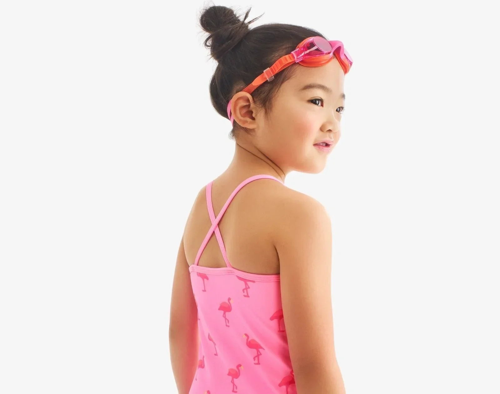 One-Piece Swimsuit - Flamingos - Image 3