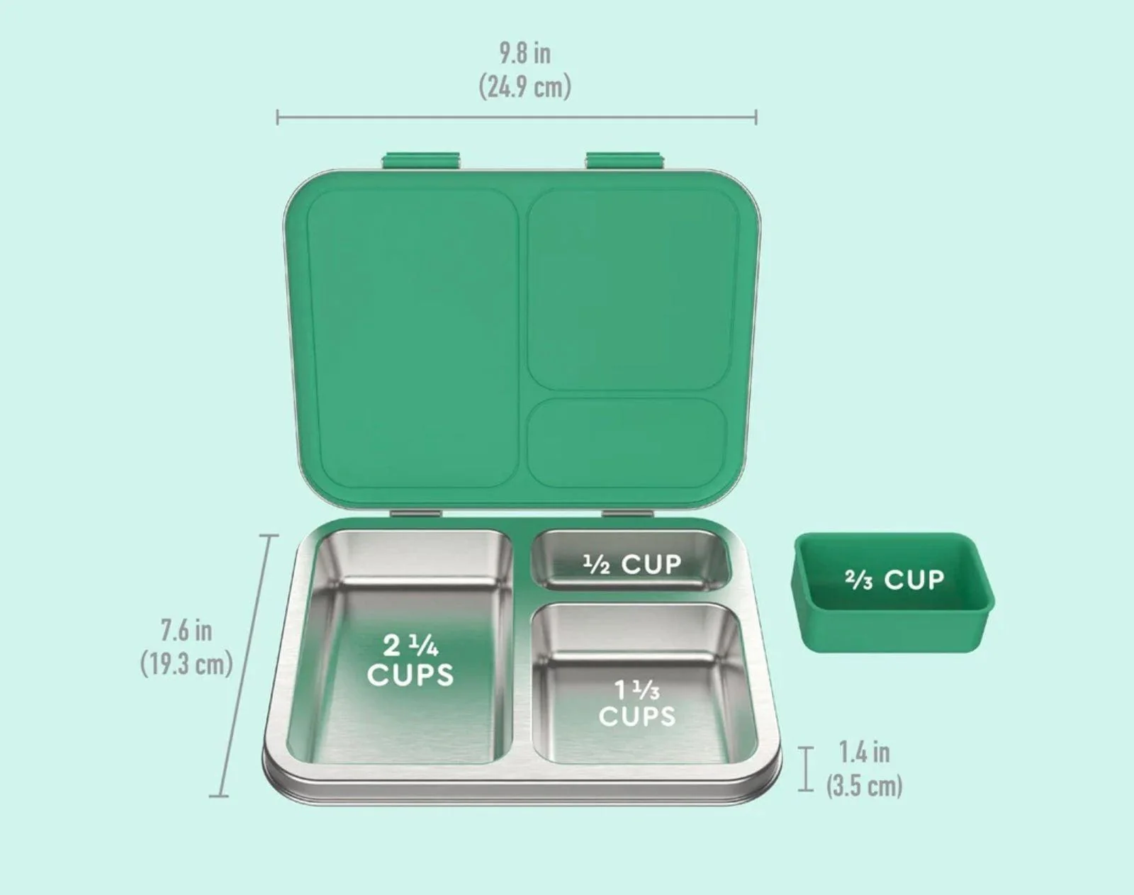 Stainless Steel Lunch Box - Image 4
