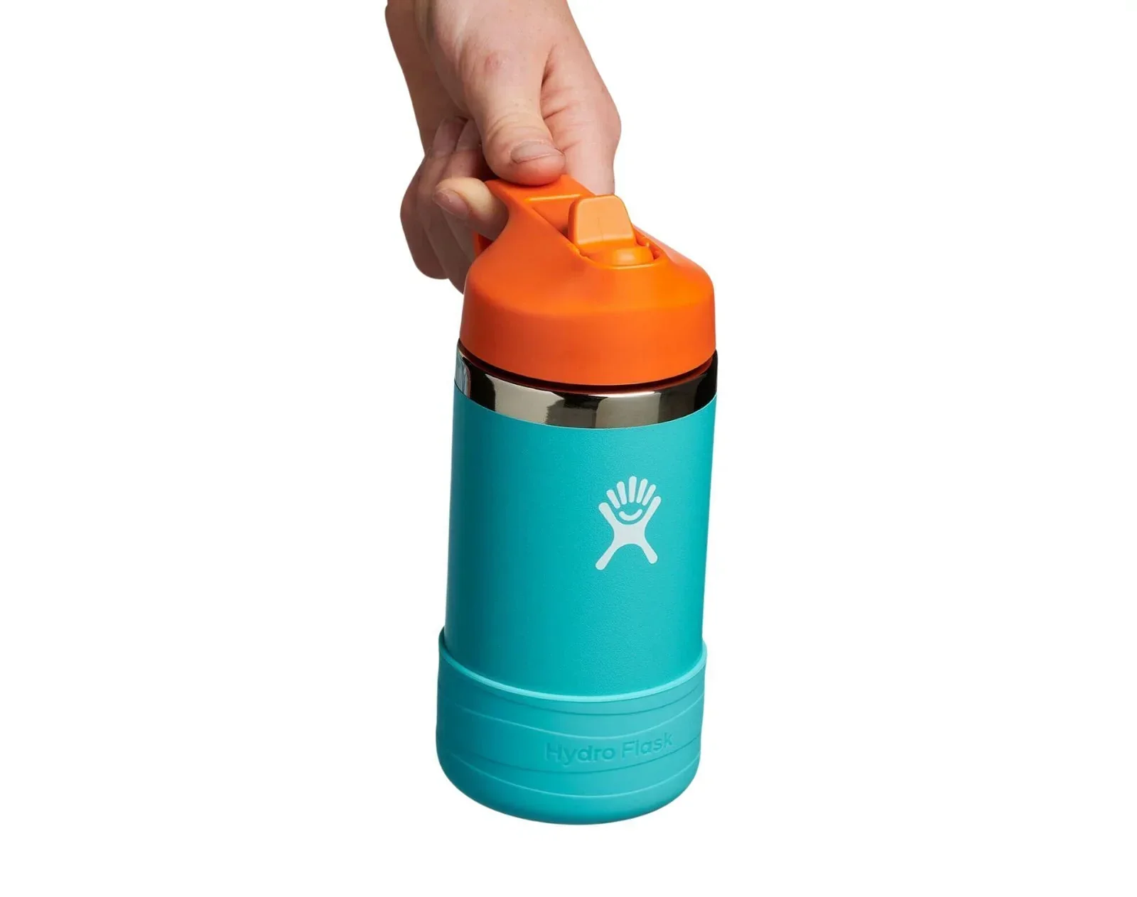 Stainless Steel Straw Lid Water Bottle - 12oz - Image 4