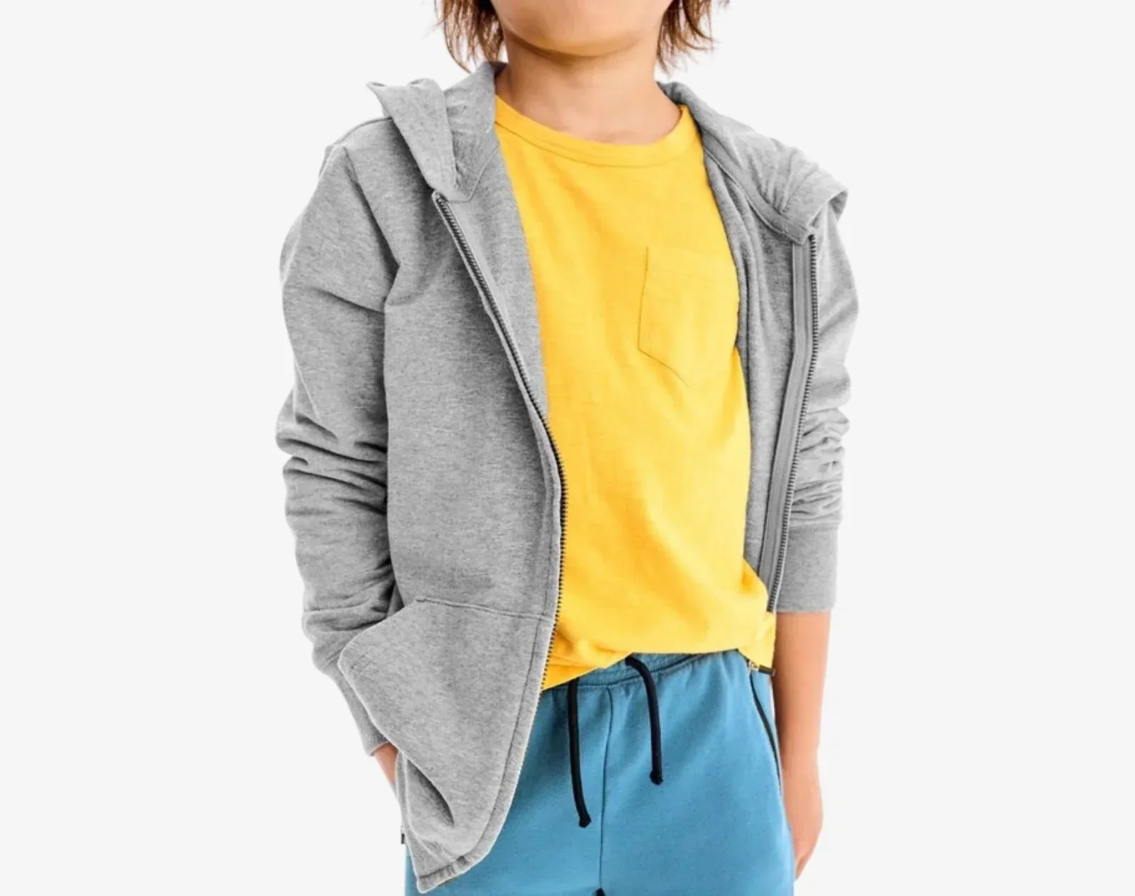 French Terry Zip Hoodie - Image 15